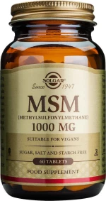 Solgar MSM 1000mg 60 ταμπλέτες