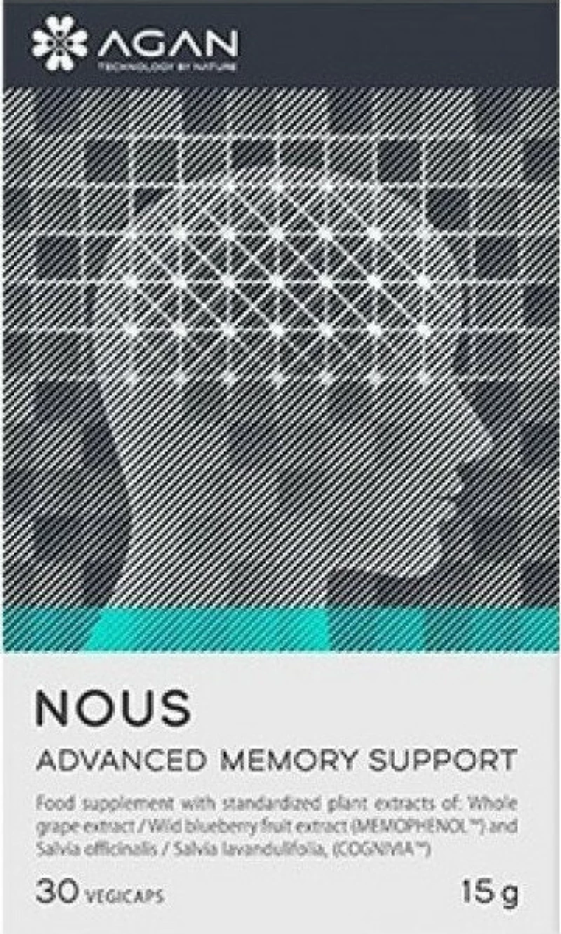 Agan Nous Advanced Memory Support 30 φυτικές κάψουλες