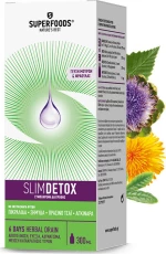 Superfoods SlimDetox Συμπλήρωμα Διατροφής Για Αποτοξίνωση & Αδυνάτισμα 300ml