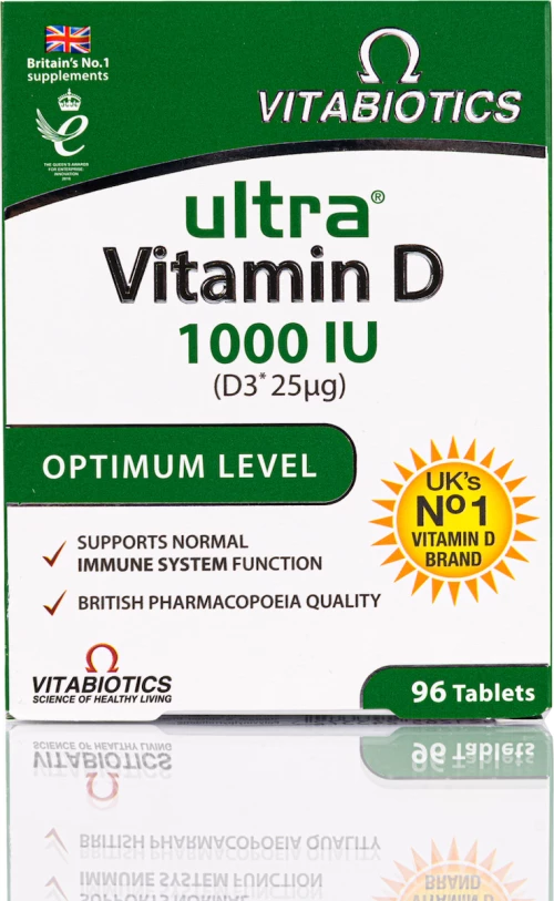 Vitabiotics Ultra D-3 1000 IU 96 ταμπλέτες