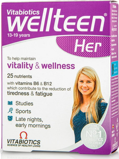 Vitabiotics Wellteen Her 30 ταμπλέτες