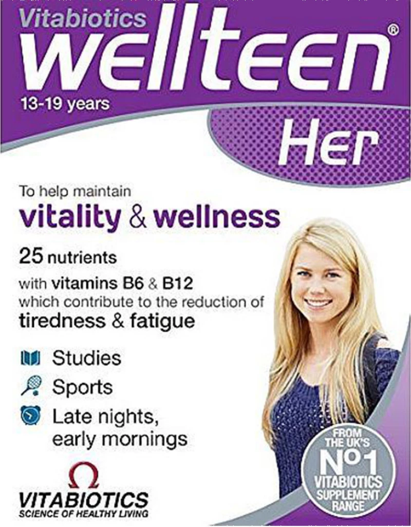 Vitabiotics Wellteen Her 30 ταμπλέτες