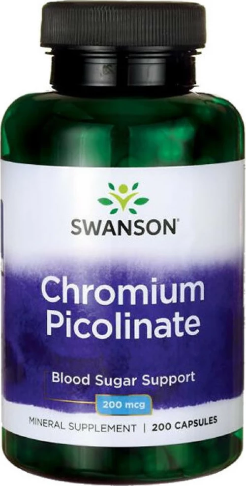 Swanson Chromium Picolinate 200mg 200 κάψουλες