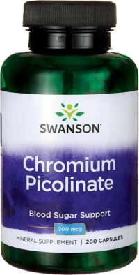 Swanson Chromium Picolinate 200mg 200 κάψουλες