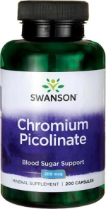 Swanson Chromium Picolinate 200mg 200 κάψουλες