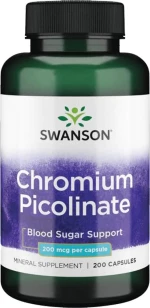 Swanson Chromium Picolinate 200mg 200 κάψουλες