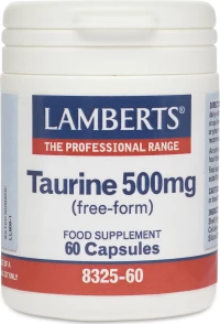 Lamberts Taurine 500mg 60 κάψουλες