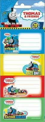 Διακάκης 20 Αυτοκόλλητες Ετικέτες Thomas the Train 20τμχ