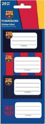 Διακάκης Αυτοκόλλητες Ετικέτες Barcelona 20τμχ