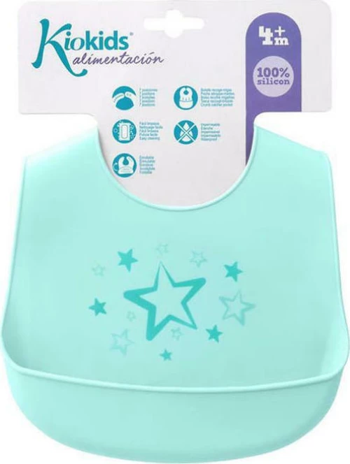 Kiokids Σαλιάρα Σιλικόνης Star Ciel