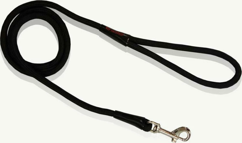 Pet Interest Λουρί/Οδηγός Σκύλου Ιμάντας Black Rope 1,5εκ. 1.20m
