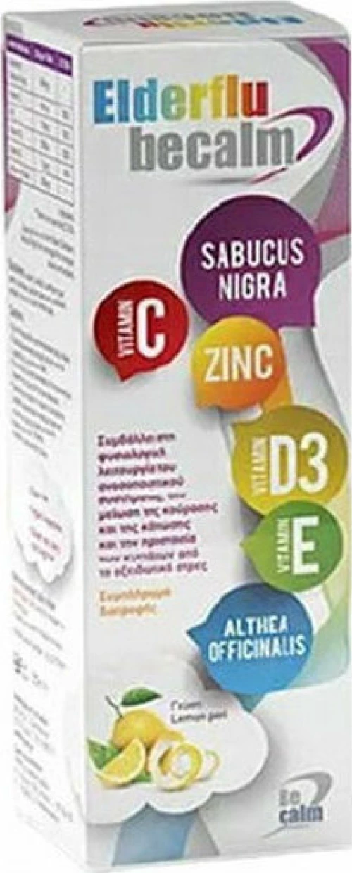 Becalm Elderflu Adult 250ml Lemon