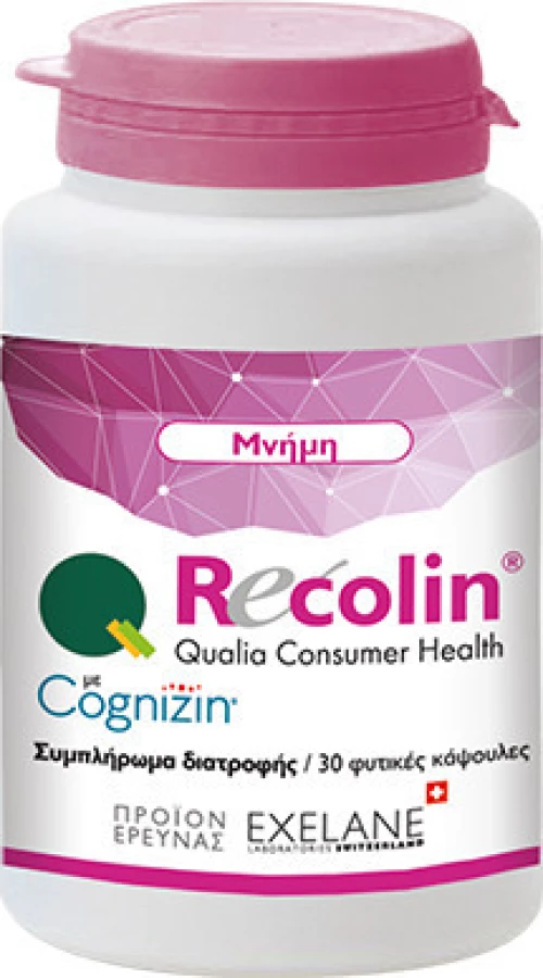 Qualia Pharma Recolin 30 φυτικές κάψουλες