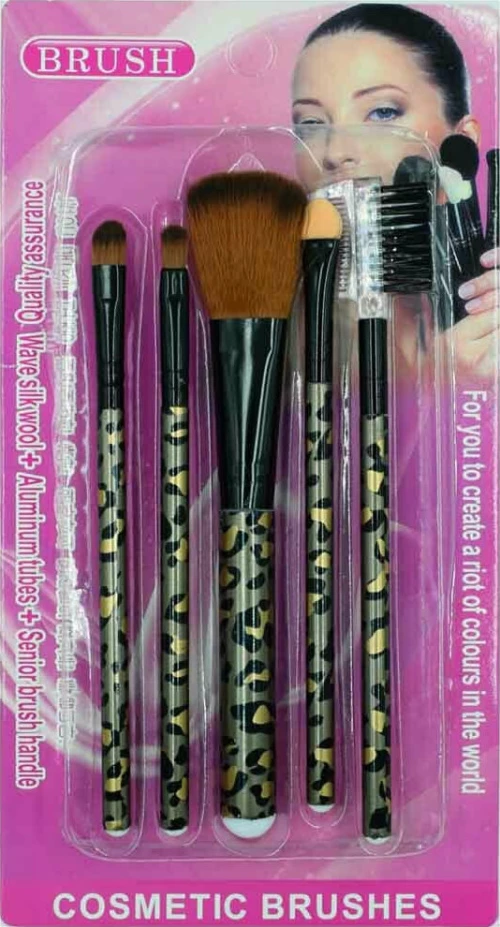 Brush Σετ Πινέλα Μακιγιάζ 5 Τμχ