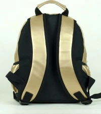 Back Me Up Nici Theodor Gold Σχολική Τσάντα Πλάτης Νηπιαγωγείου σε Χρυσό χρώμα Μ25 x Π11 x Υ31cm