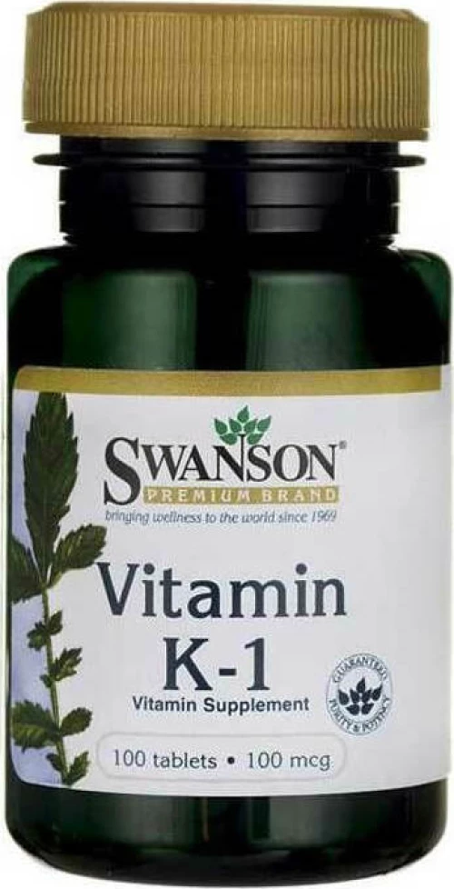 Swanson Vitamin K-1 100 ταμπλέτες