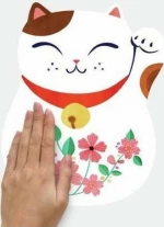 Αυτοκόλλητο Τοίχου Lucky Cat