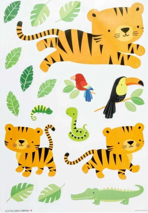 Αυτοκόλλητο Τοίχου Jungle Tiger