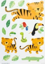 Αυτοκόλλητο Τοίχου Jungle Tiger