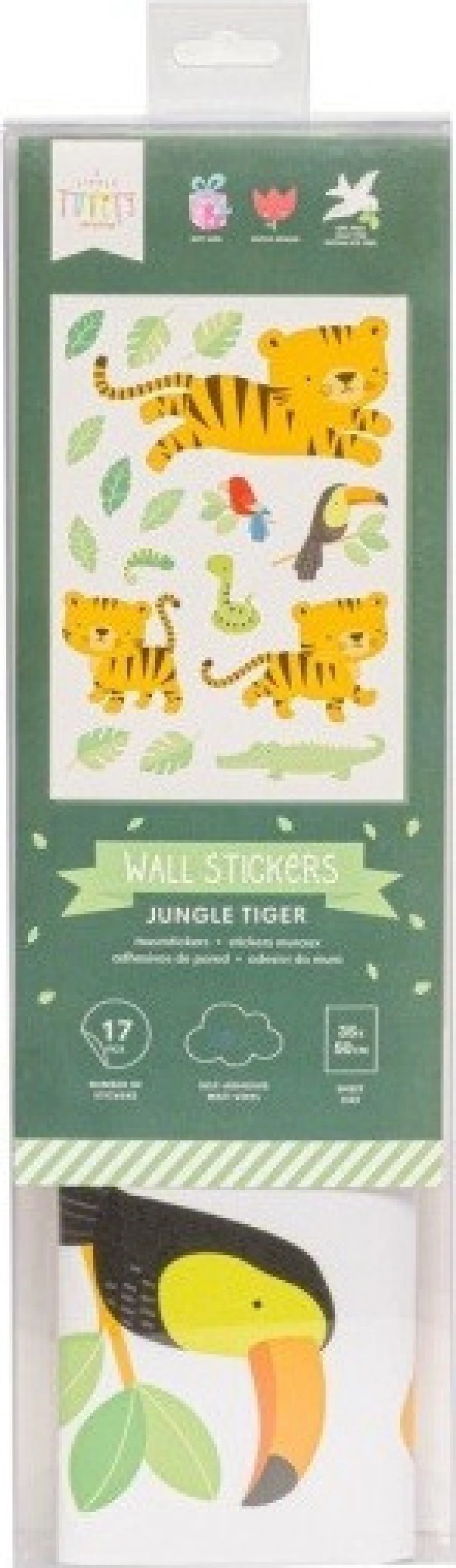Αυτοκόλλητο Τοίχου Jungle Tiger