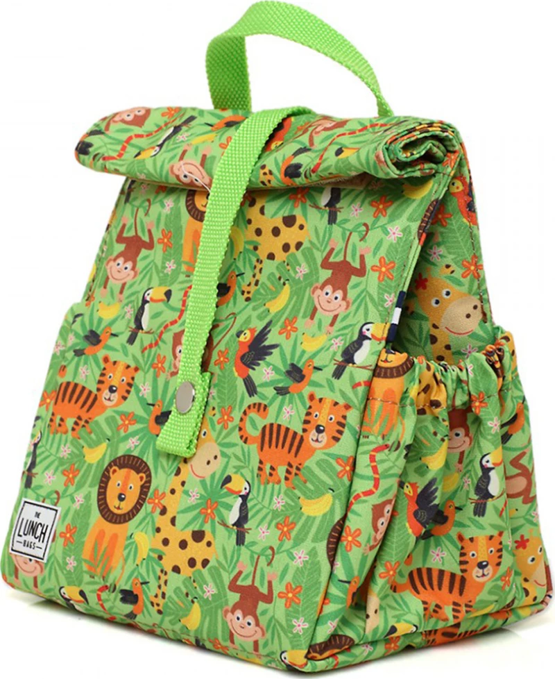 THE LUNCHBAGS THE ORIGINAL LUNCHBAG ΠΑΙΔΙΚΟ ΠΡΑΣΙΝΟ 24CM