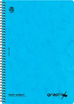 Typotrust Σπιράλ Τετράδιο Ριγέ Α4 90φυλλο 3 Θεμάτων Graphix 4543-18 (Διάφορα Χρώματα)