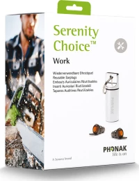 Ωτοασπίδες επαναχρησιμοποιούμενες Serenity Choice Work KI25
