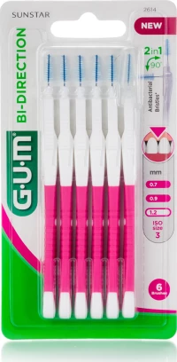 GUM Bi-Direction 1.2mm Ροζ 6τμχ