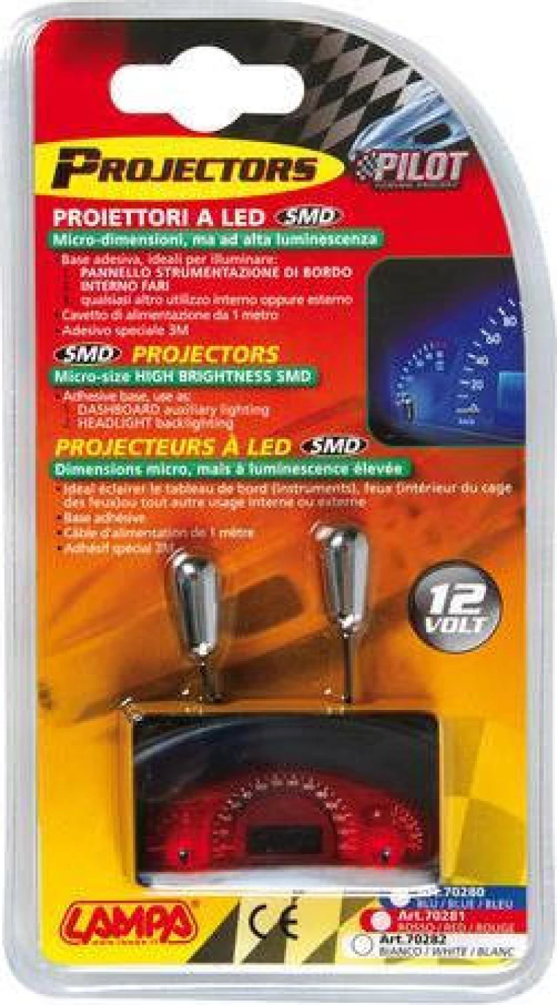 Lampa SMD Led Projectors 12V Red
