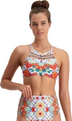 Γυναικείο μαγιό τοπ Piha - Φλοράλ - Mix and Match Crop Top
