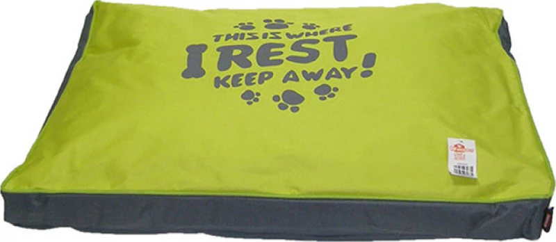 Pet Interest Pet Cushion Αδιάβροχη Μαξιλάρα Γκρι-Λαχανί 100x70cm