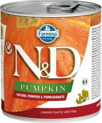 N+D Pumpkin Wet Chicken Dog 285gr