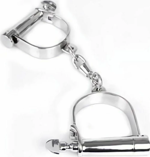 Triune Austenitic Stainless Steel Slave Handcuffs