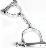 Triune Austenitic Stainless Steel Slave Handcuffs