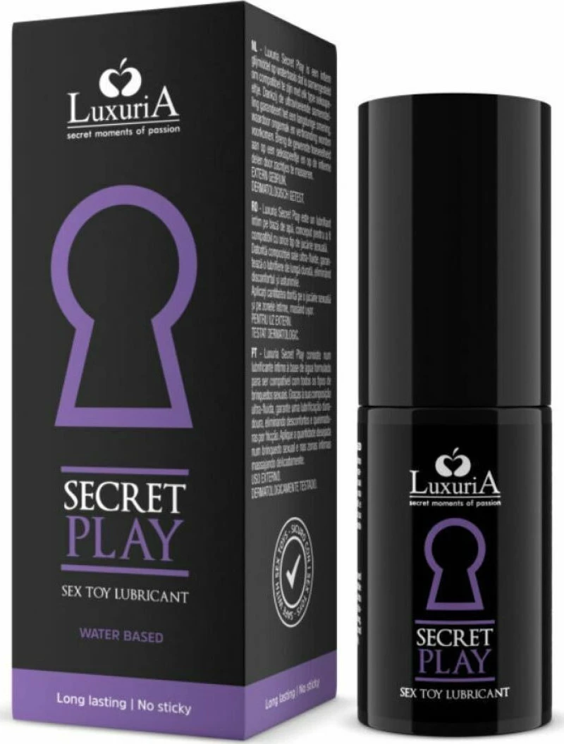 Luxuria Secret Play Sex Toy Lubricant Water Based 30ml