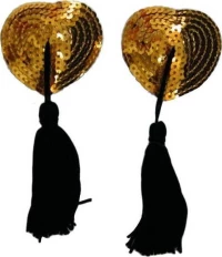 Gold Nipple cover with tussock