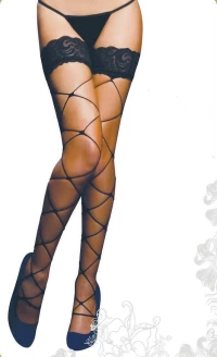 Μαύρη διχτυωτή κάλτσα Black Stocking