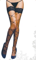 Μαύρη διχτυωτή κάλτσα Black Stocking