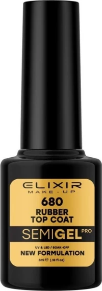 Elixir Top Coat Rubber 680 5ml
