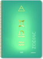 Logigraf Zodiac Τετράδιο Σπιράλ Wirelock B5/17χ25 4θ 120φ 02614