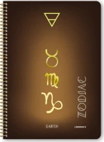 Logigraf Zodiac Τετράδιο Σπιράλ Wirelock B5/17χ25 4θ 120φ 02614