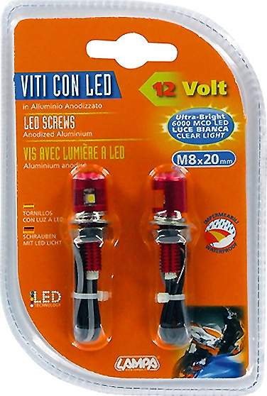 ΒΙΔΕΣ ΜΕ LED/12V 6000 MCD