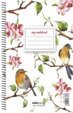 Salko Paper Σπιράλ Τετράδιο Ριγέ Α4 240 Φύλλων 4 Θεμάτων My Notebook