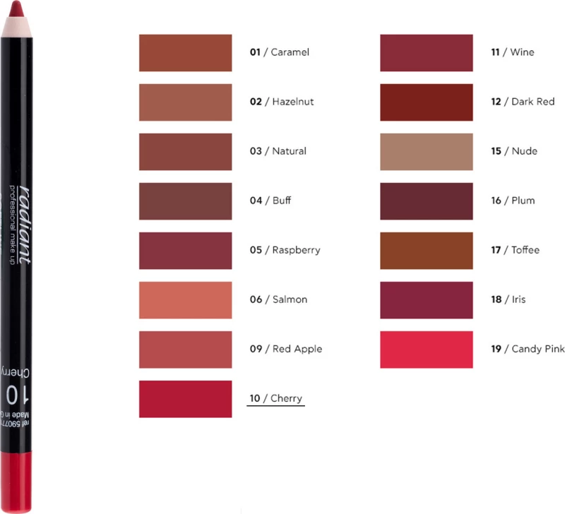 Radiant Softline Waterproof Lip Pencil 10 Cherry