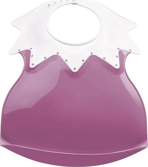 Thermobaby Σαλιάρα Πλαστική Soft Arlequin Μωβ