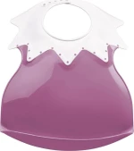 Thermobaby Σαλιάρα Πλαστική Soft Arlequin Μωβ