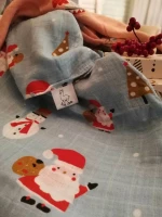 Baby Llama Πάνα Αγκαλιάς Santa Claus Hohoho 120x120cm