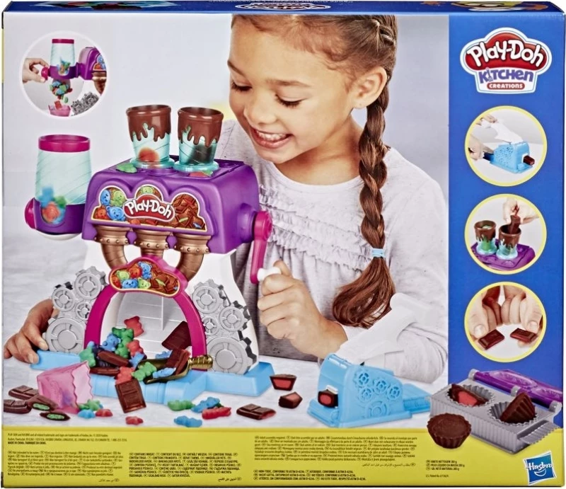 Hasbro Play-Doh Πλαστελίνη - Παιχνίδι Kitchen Creations Candy Shop για 3+ Ετών, 5τμχ