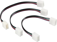 Lampa Ανταλλακτική Φίσα Connect-2 με 4 Pin για Ταινία Led RGB 16cm 3τμχ