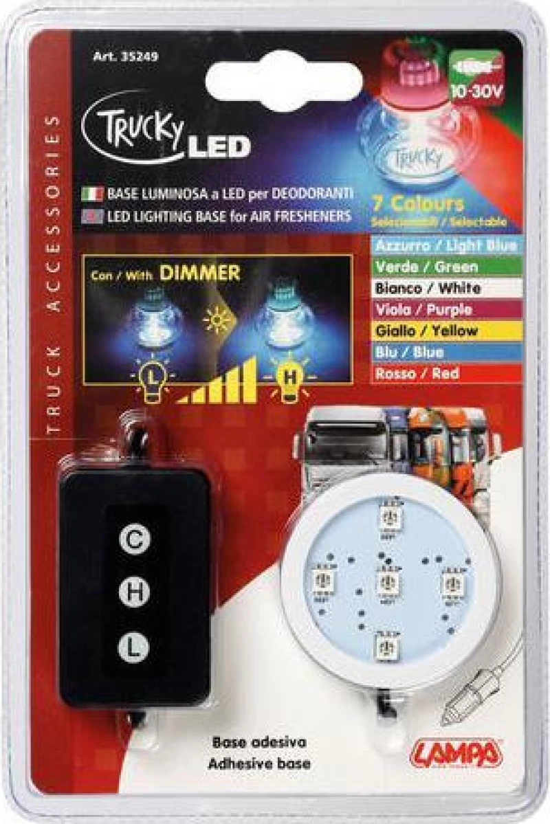 Lampa Trucky Led Lighting Base 12/24V 7 Colours with Dimmer